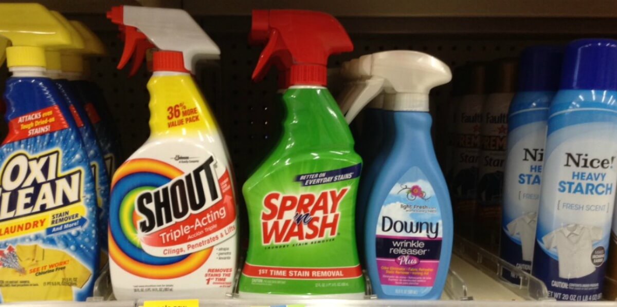 Walgreens Shoppers – $1 Spray & Wash Laundry Stain Remover!